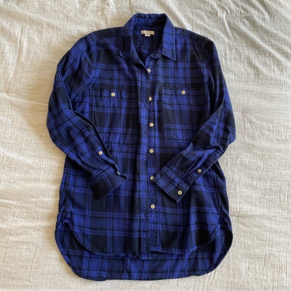 GAP Tops - Oversized Flannel Shirt Gap